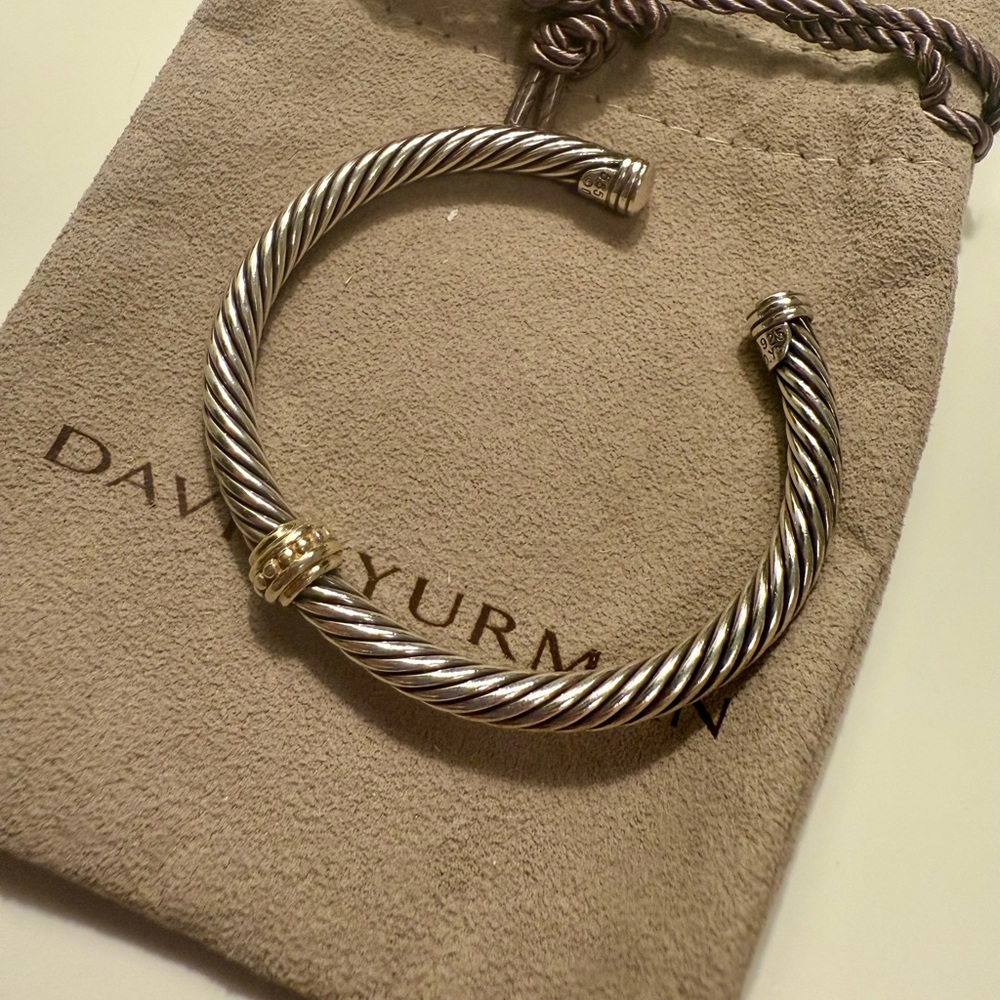 David Yurman Two-Tone Cable Bracelet